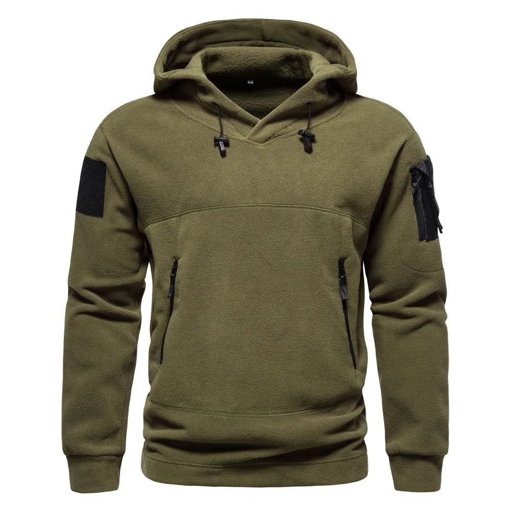 Sudadera polar con capucha