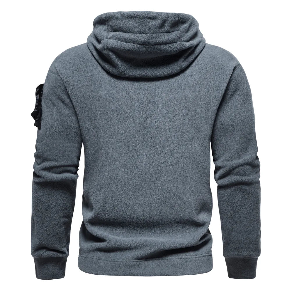 Sudadera polar con capucha