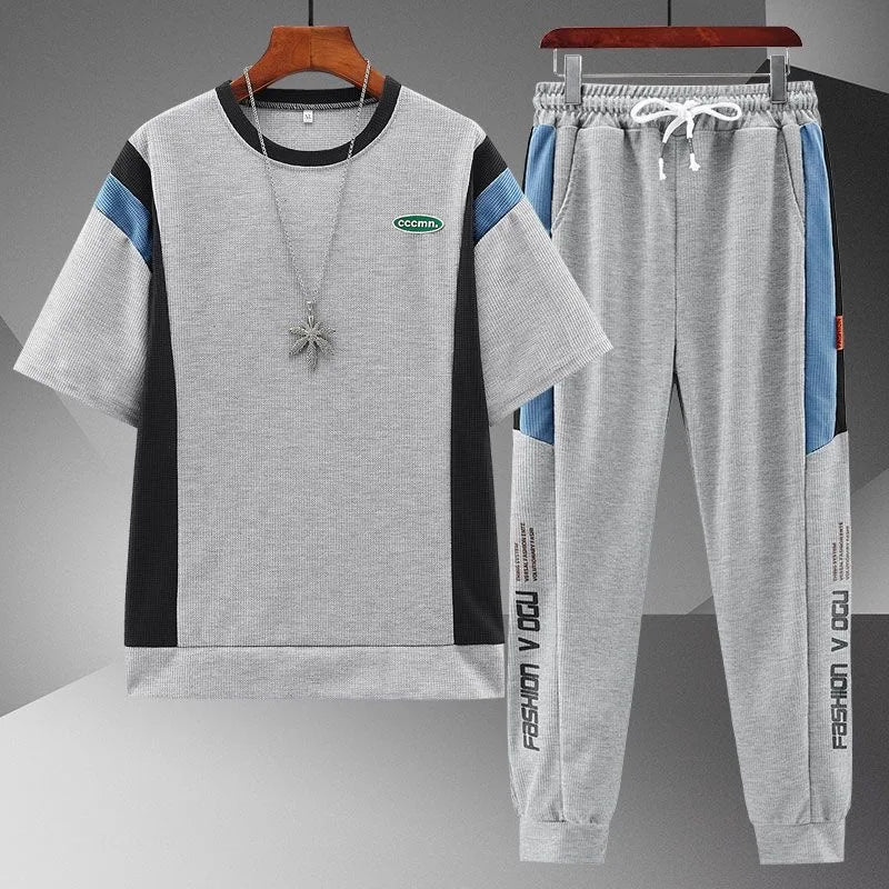 Conjunto de joggers color panel