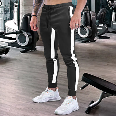 Pantalón jogging con raya en contraste