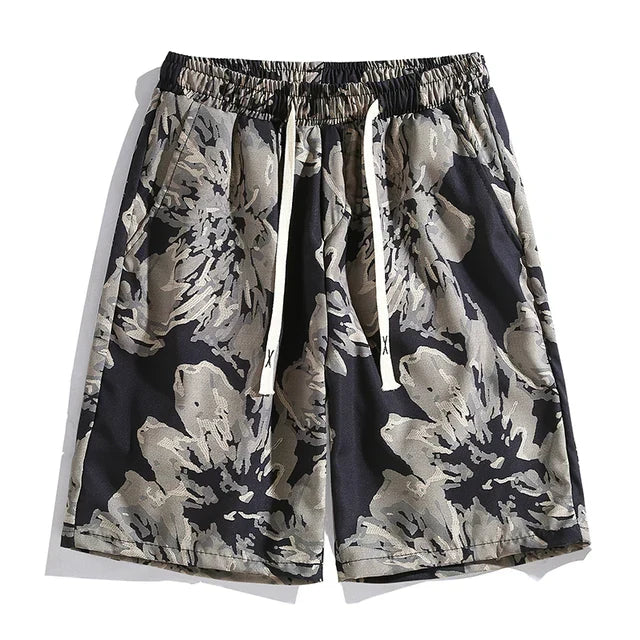 Short de verano con cintura elástica estampado