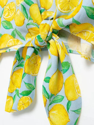 Lucille ™ conjunto con estampado de limones