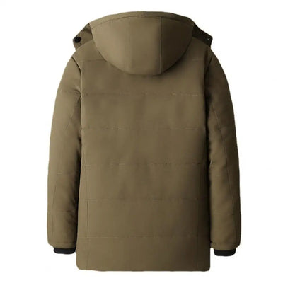 Parka gruesa con capucha