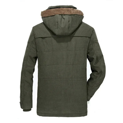 Parka de invierno con capucha