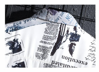 Camisa de diario estampada