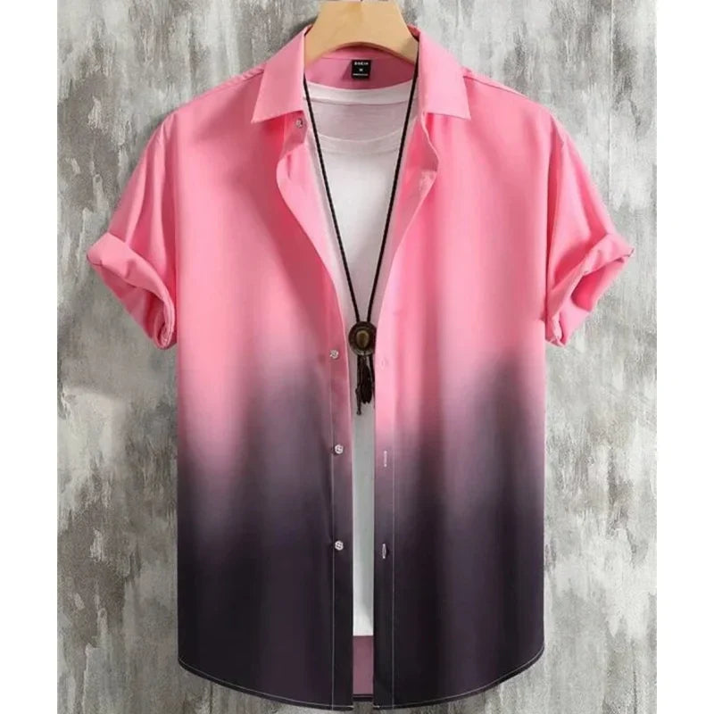 Camisa con degradado de colores