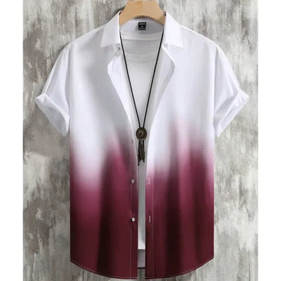 Camisa con degradado de colores