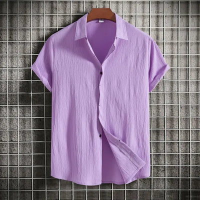 Camisa lisa de lino