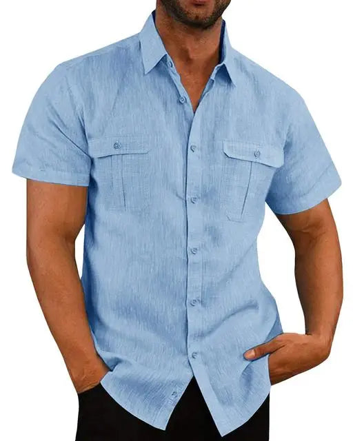 Camisa abierta con cuello