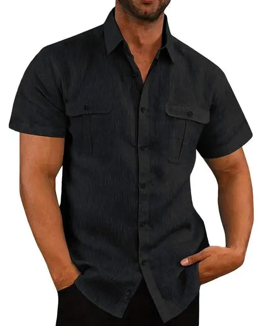 Camisa abierta con cuello