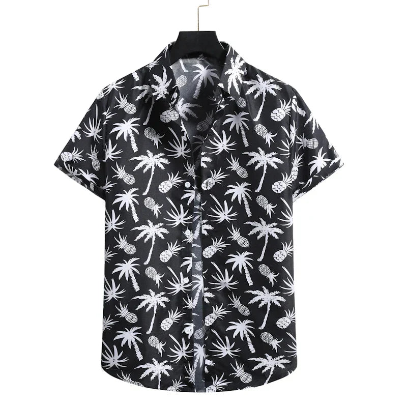 Camisa con estampado de piña