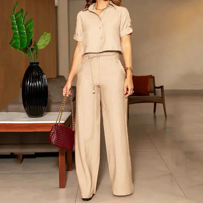 Saira ™ conjunto de camisa y pantalón