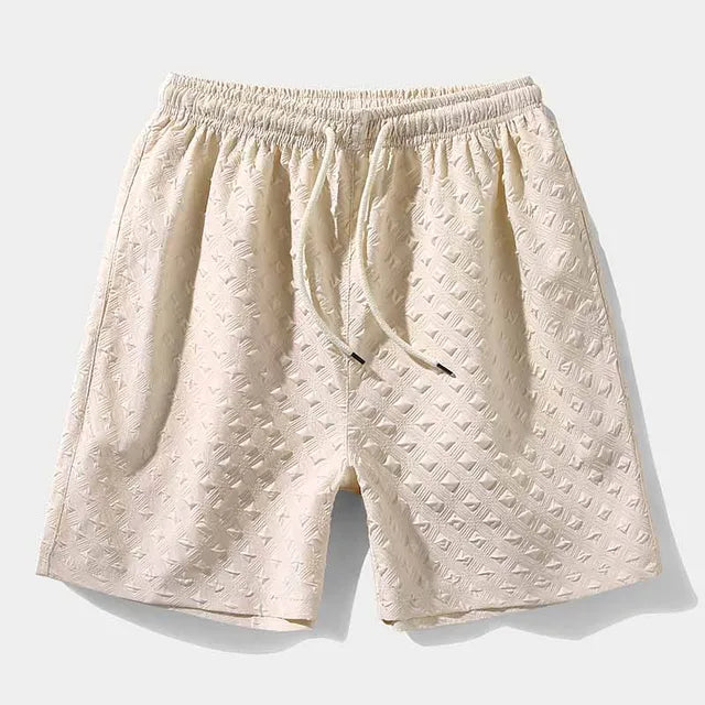 Pantalón corto clásico de verano con estampado de cuadros