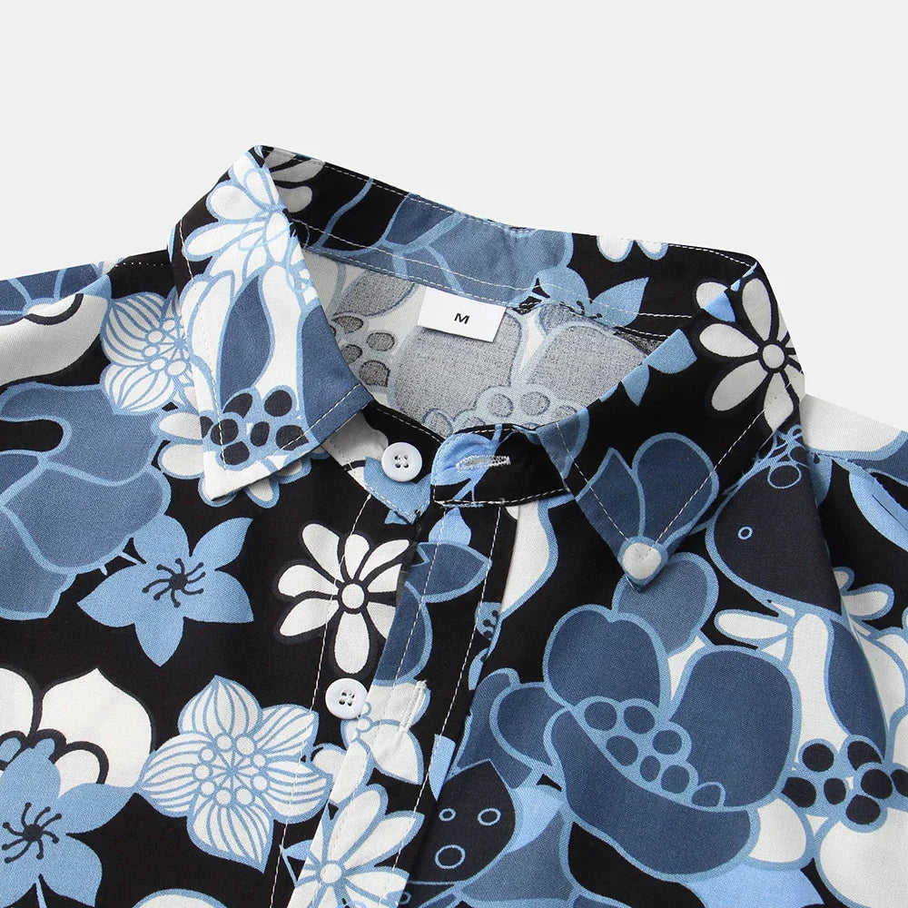 Camisa floral de vacaciones de verano