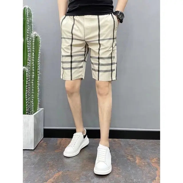 Geruite shorts